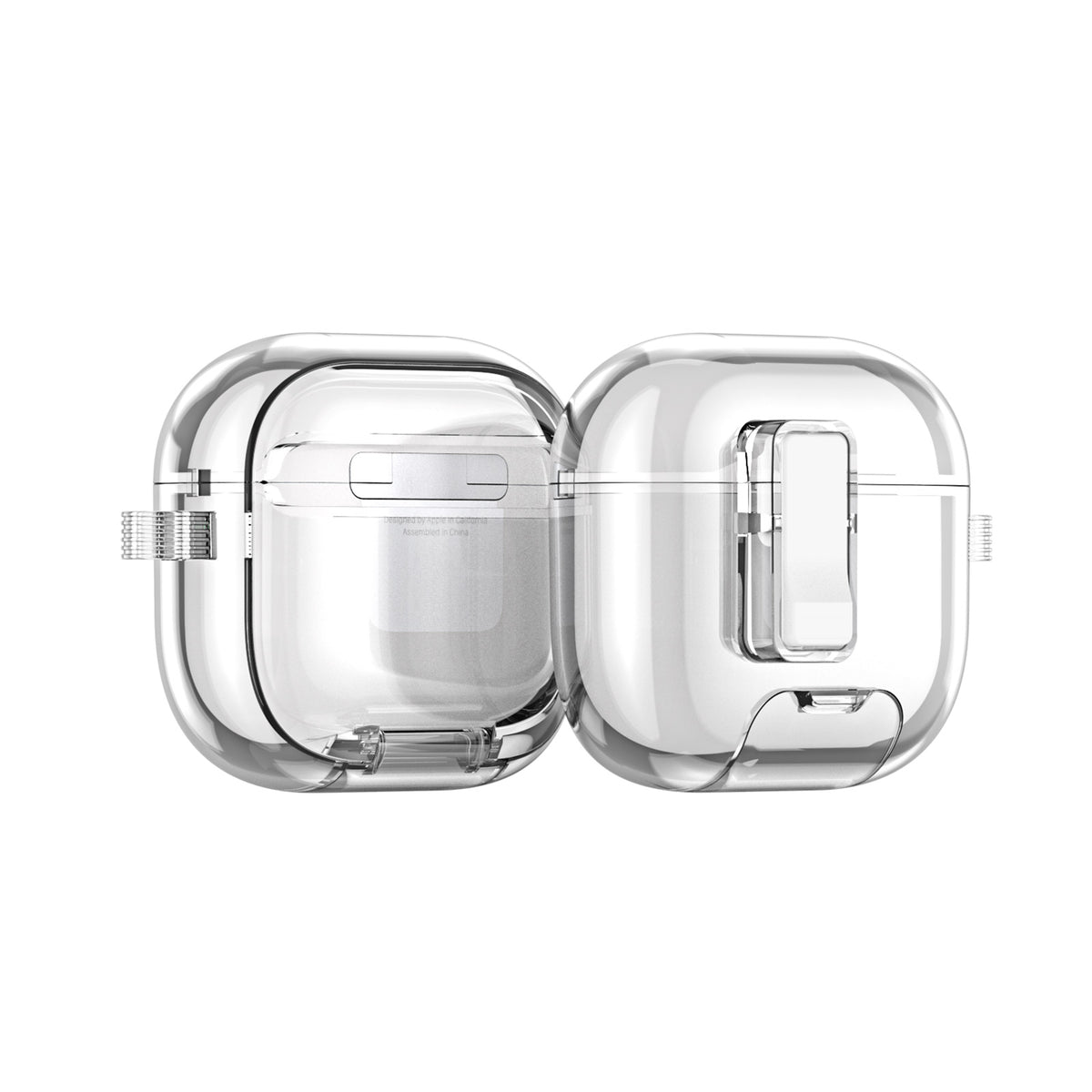 DUX DUCIS PECR AirPods 4 Skal med Mobilhållare & Krok - Transparent