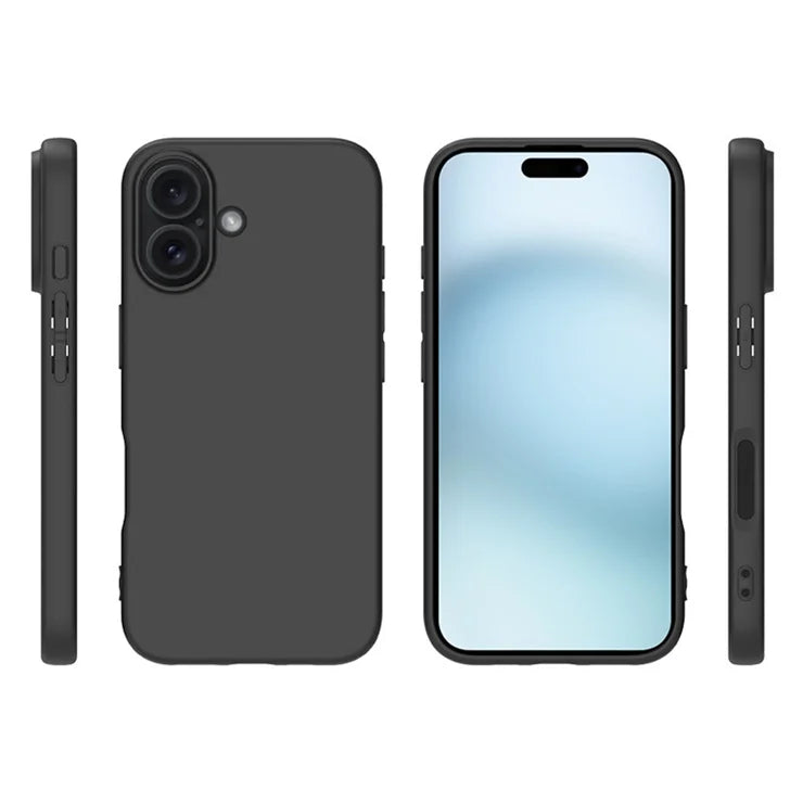 iPhone 16 -kuori, mattapintainen pehmeä TPU sormenjälkiä hylkivä puhelinkuori