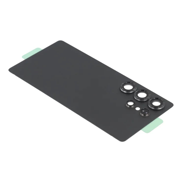 Samsung Galaxy S25 Ultra S938 alkuperäinen akun takakansi kameralinssinsuojuksella - Musta