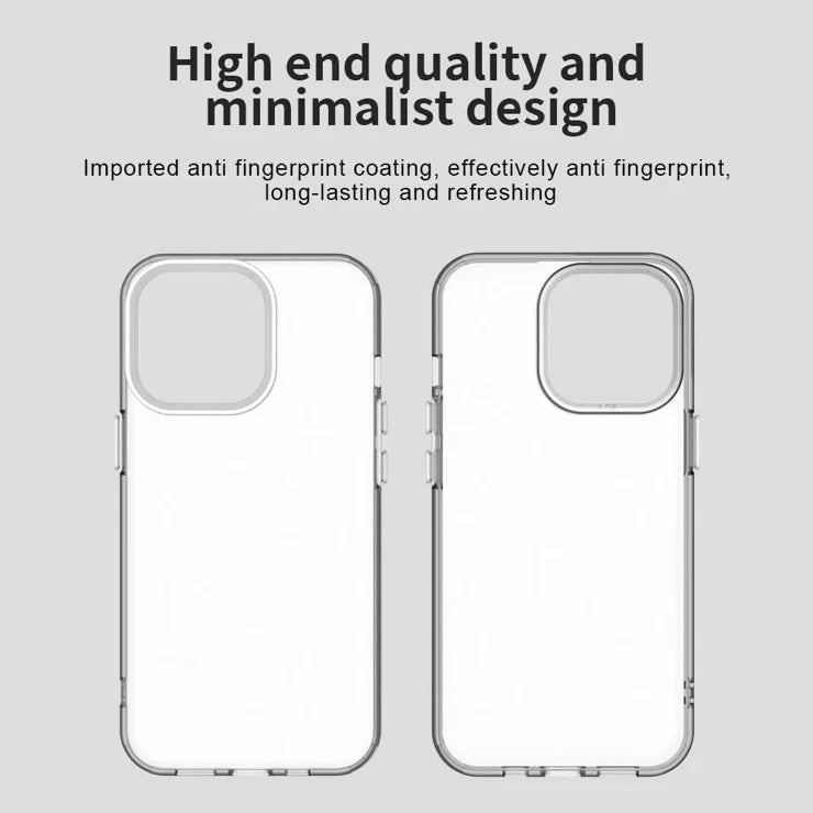 iPhone 13 Pro Max Cover PC+TPU+PET Mat Anti-dråbe Telefon Bagsidecover - Hvid
