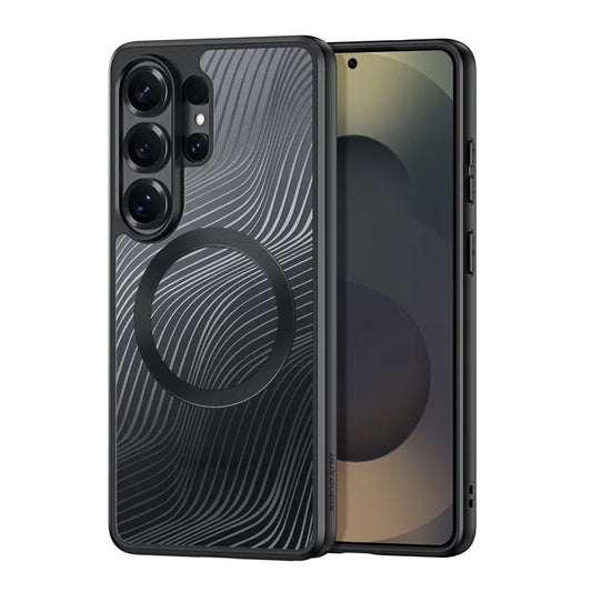 DUX DUCIS For Samsung Galaxy S26 Ultra Magnetic Case Aimo Series PC+TPU Slim Cover (REACH Certification) - Black