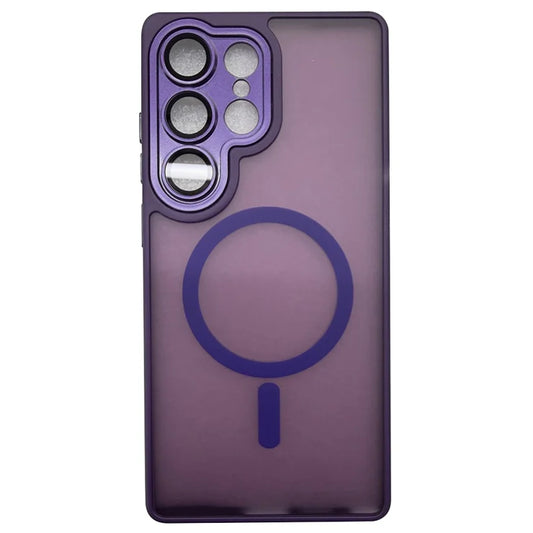 Samsung Galaxy S25 Ultra Cover Kompatibel med MagSafe Skin-Touch PC + TPU Telefoncover - Lilla
