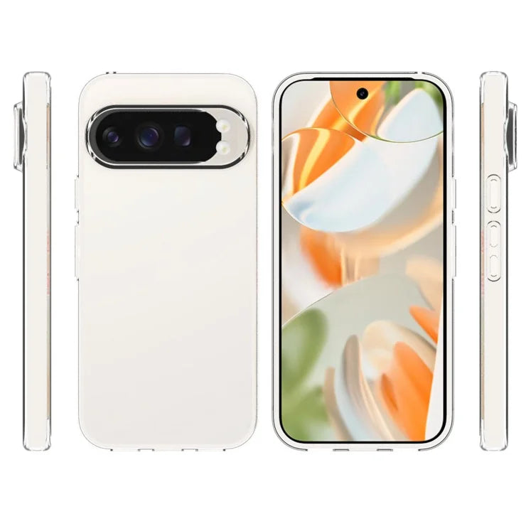 Til Google Pixel 10 Pro / Pixel 10 Klart cover Vandmærkebestandigt TPU bagcover