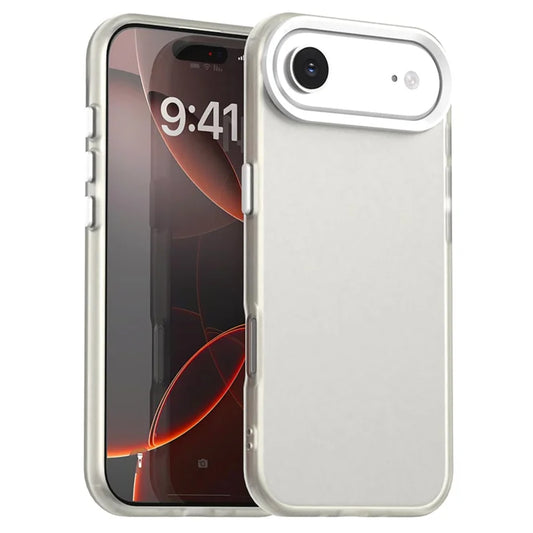 Til iPhone Air Cover PC + TPU + PET Mat Anti-Drop Telefonbagcover - Hvid