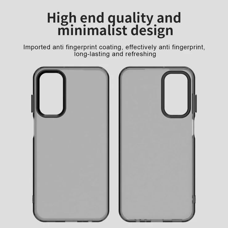 Samsung Galaxy A05s 4G / M14 4G / F14 G4 suojakuori PC+TPU+PET mattapintainen pudotussuojattu takakuori - musta