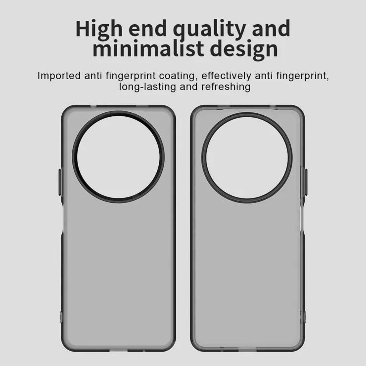 Xiaomi Redmi A3 4G / A3x 4G / Poco C61 4G Case PC+TPU+PET Mattapintainen Putoamista Estävä Puhelimen Takakansi - Musta