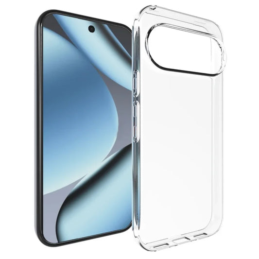 Til Google Pixel 11 Pro Cover Vandmærkebestandigt TPU Telefon Bagside Cover - Gennemsigtig