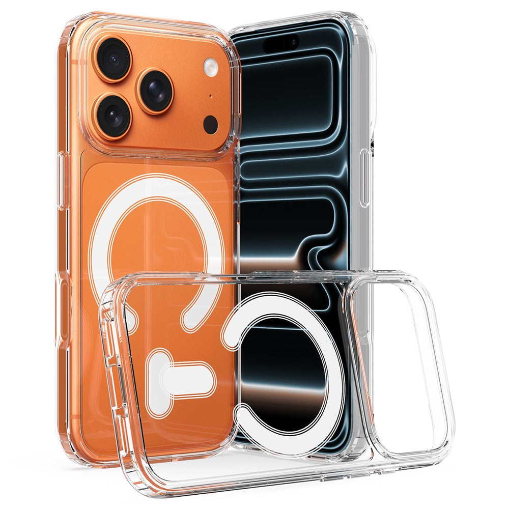 iPhone 17 Pro C-Format Skal MagSafe TPU/Akryl - Genomskinligt