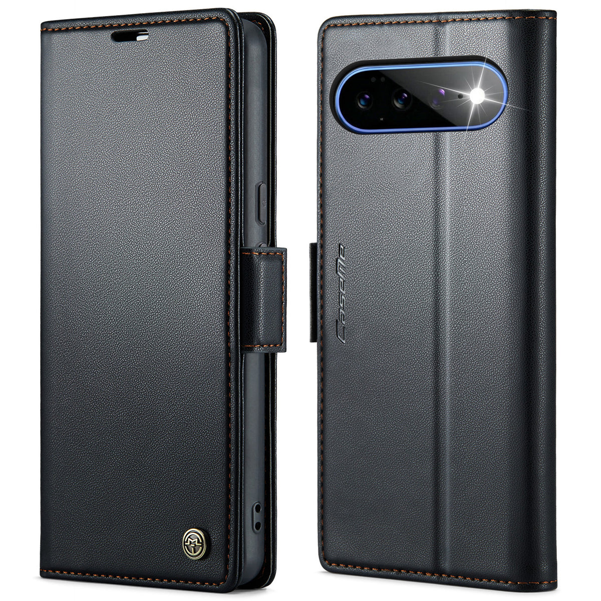 CASEME 023 Google Pixel 11 Pro XL Plånboksfodral RFID - Svart