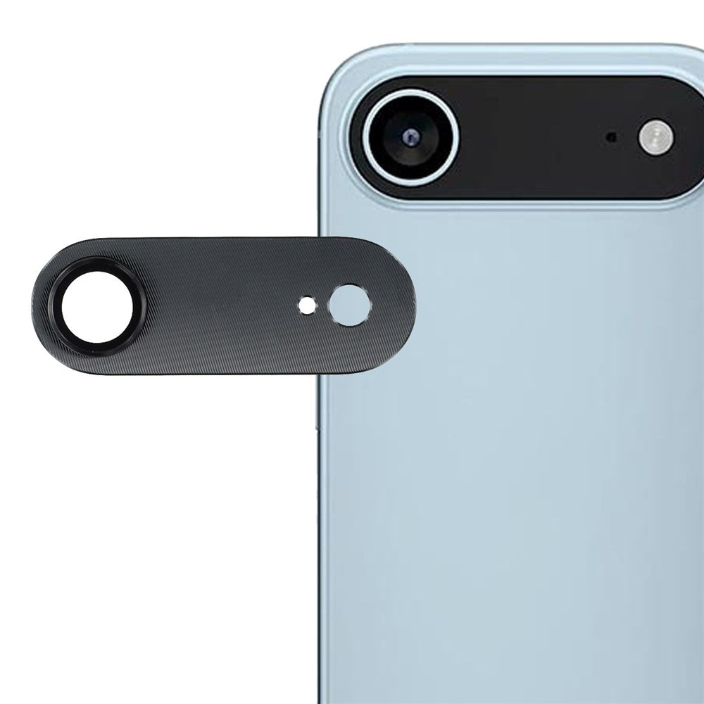 iPhone Air Kameralinsskydd i Metall & Härdat Glas - Svart