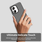Xiaomi Poco X7 Pro 5G / Redmi Turbo 4 5G Case PC + TPU + PET Matte Anti-Drop Phone Back Cover - Black