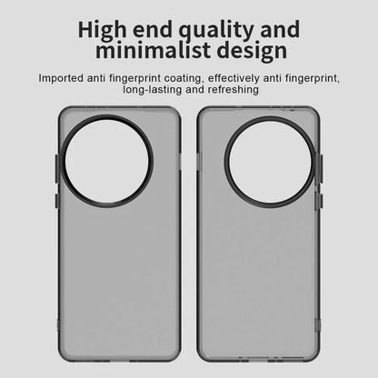 OnePlus 13 Case PC+TPU+PET Matte Anti-Drop Phone Back Cover - Black
