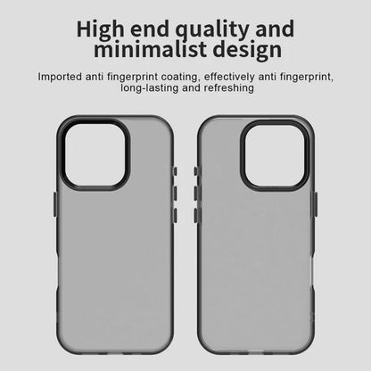 iPhone 16 Pro Max cover PC+TPU+PET mat anti-drop bagsidecover - sort