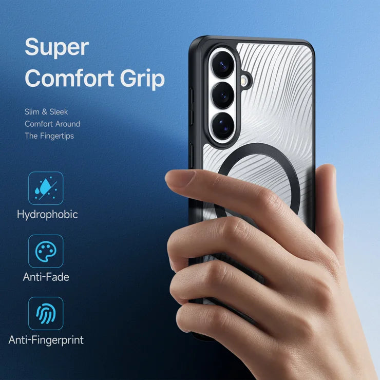 DUX DUCIS For Samsung Galaxy S26+ Magnetic Case  Aimo Series PC+TPU Slim Cover (REACH Certification) - Black