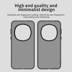 Honor Magic7 Pro 5G Case PC+TPU+PET Matte Anti-Drop Phone Back Cover - Black