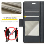 CASEME For Samsung Galaxy S26 Ultra Case 023 Series RFID Blocking Glossy Stand Phone Cover - Black