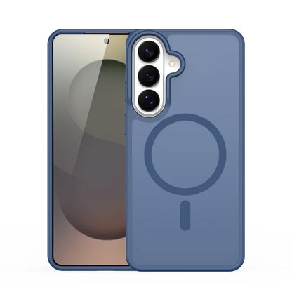 DUX DUCIS For Samsung Galaxy S26+ Magnetic Case  Yind Series PC+TPU Phone Cover - Dark Blue