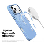 DUX DUCIS Yind Series For iPhone 17 Pro Max Case TPU + PC Matte Phone Cover Compatible with MagSafe - Baby Blue