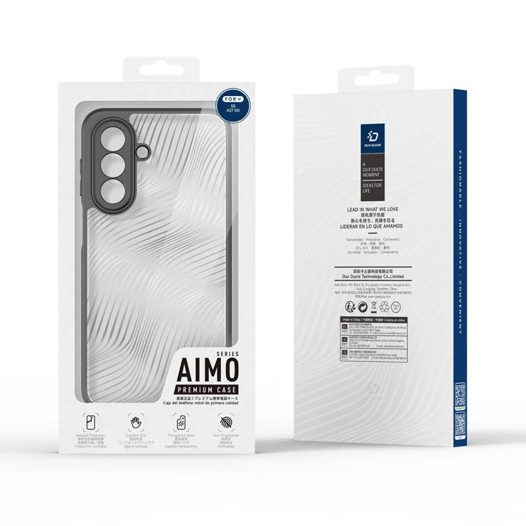Dux Ducis For Samsung Galaxy A27 Case Aimo Series TPU+PC Matte Drop-proof Phone Cover (REACH Certification) - Black