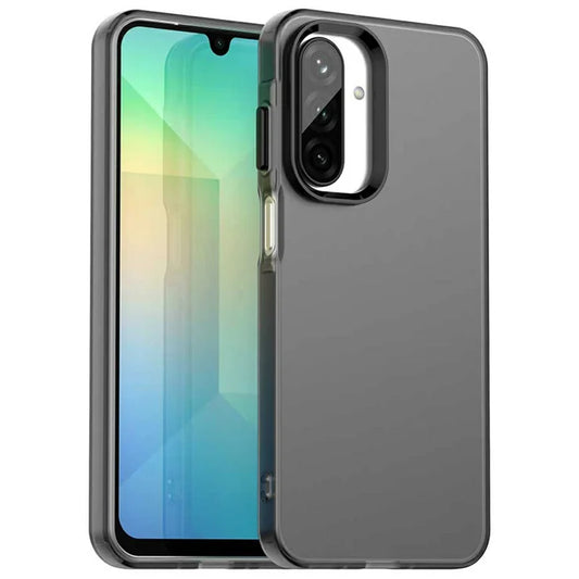 Samsung Galaxy A26 5G Cover PC+TPU+PET Mat Anti-Drop Mobil Bagsidedæksel - Sort
