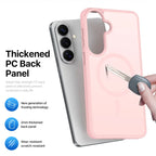 DUX DUCIS For Samsung Galaxy S26 Magnetic Case Yind Series PC+TPU Phone Cover - Light Pink