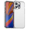 iPhone 14 Pro Max Case PC+TPU+PET Matte Anti-Drop Phone Back Cover - White