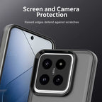 Xiaomi 14 Case PC+TPU+PET Matte Anti-Drop Phone Back Cover - Black
