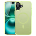 DUX DUCIS Yind Series For iPhone 16 Matte Case Compatible with MagSafe PC+TPU Phone Cover - Green