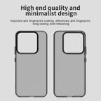 Xiaomi 14 Case PC+TPU+PET Matte Anti-Drop Phone Back Cover - Black