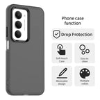 Xiaomi Redmi 15 5G (Global) (169mm) Case PC + TPU + PET Matte Anti-Drop Phone Back Cover - Black