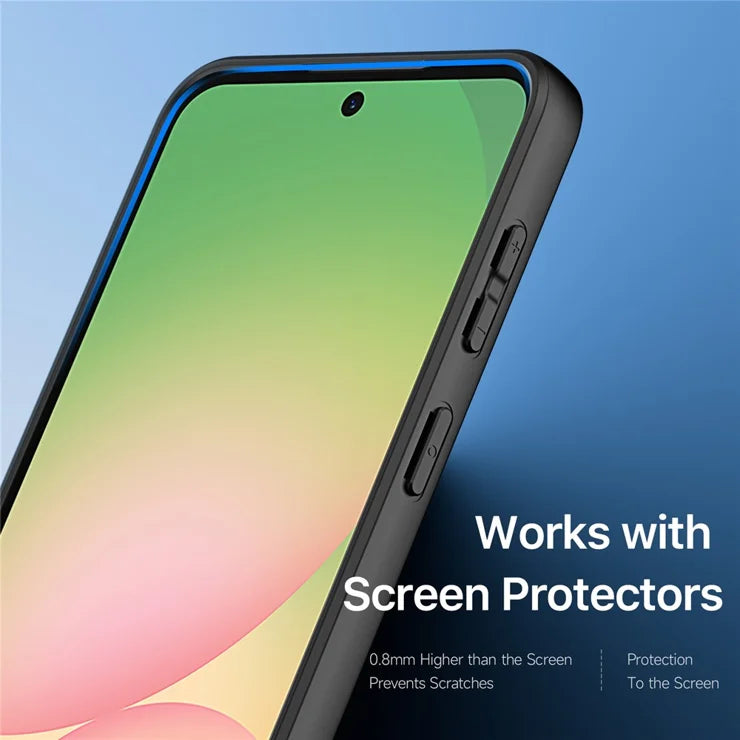DUX DUCIS Til Samsung Galaxy A57 5G Cover Aimo Serie TPU+PC Mats Drop-proof Telefoncover (REACH Certificering) - Sort