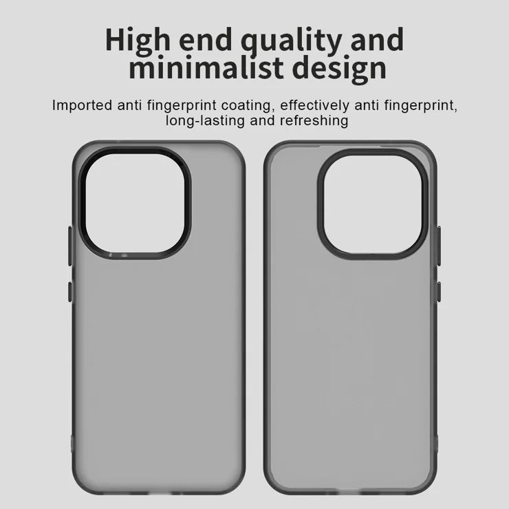 Xiaomi 15T Cover PC + TPU + PET Mat Anti-Drop Telefonbagcover - Sort