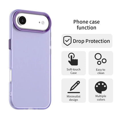 iPhone Air Case PC + TPU + PET Mat Anti-Drop Telefonbagside - Lilla