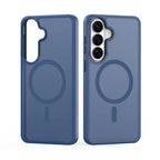 DUX DUCIS For Samsung Galaxy S26+ Magnetic Case Yind Series PC+TPU Phone Cover - Dark Blue