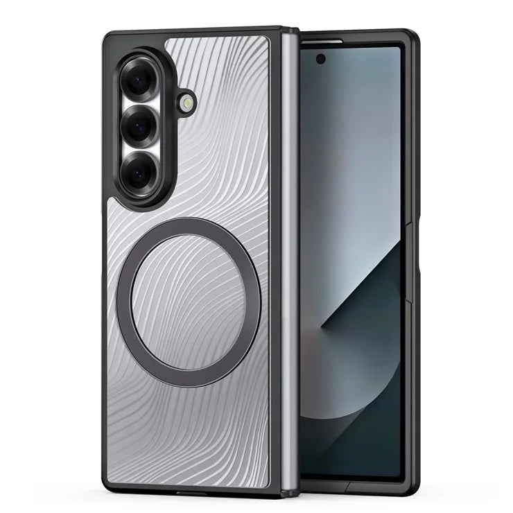 DUX DUCIS For Samsung Galaxy Z Fold7 5G Case  Aimo Series Magnetic Case PC+TPU Slim Cover (REACH Certification) - Black