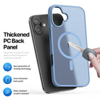 DUX DUCIS For iPhone 17 Case Yind Series PC+TPU Phone Cover Compatible with MagSafe - Light Blue