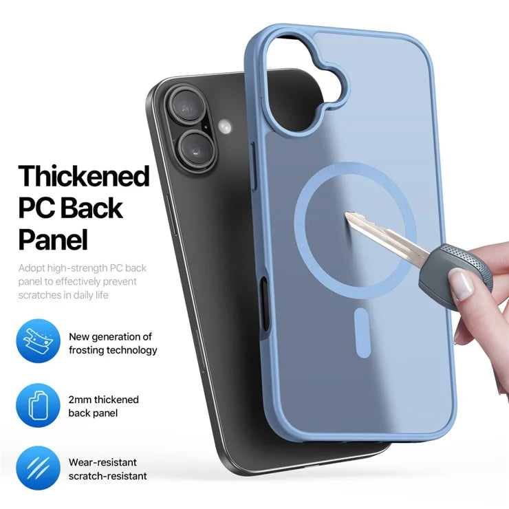 DUX DUCIS For iPhone 17 Case  Yind Series PC+TPU Phone Cover Compatible with MagSafe - Light Blue