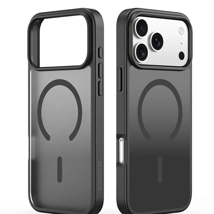 DUX DUCIS Yind Series For iPhone 17 Pro Case TPU + PC Matte Phone Cover Compatible with MagSafe - Black