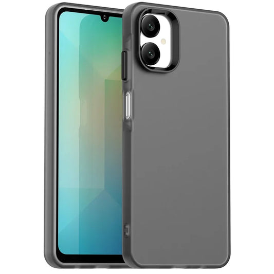 Samsung Galaxy A06 5G Cover PC + TPU + PET Mat Anti-Drop Telefon Bagcover - Sort