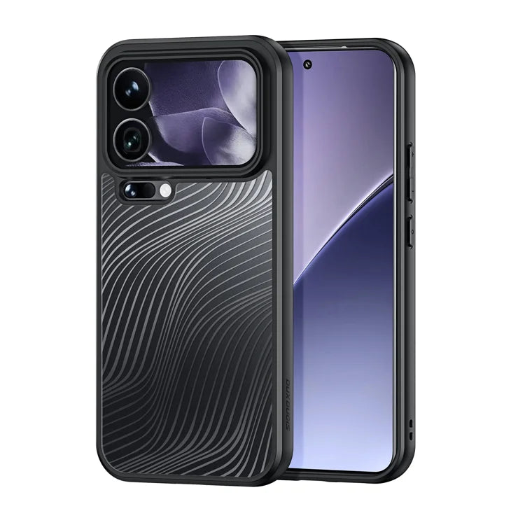 DUX DUCIS For Xiaomi 17 Pro Max Case Aimo Series TPU+PC Matte Drop-proof Phone Cover (REACH Certification) - Black