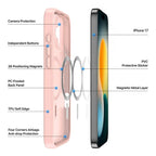 DUX DUCIS For iPhone 17 Case Yind Series PC+TPU Phone Cover Compatible with MagSafe - Light Pink
