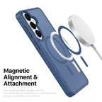 DUX DUCIS For Samsung Galaxy S26 Magnetic Case Yind Series PC+TPU Phone Cover - Dark Blue