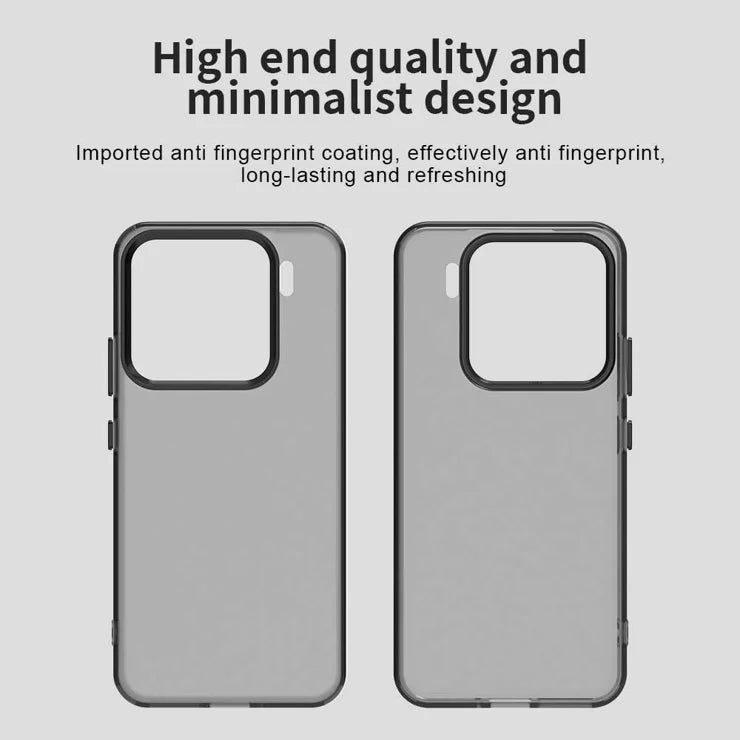 Xiaomi 15 Case PC+TPU+PET Matte Anti-Drop Phone Back Cover - Black