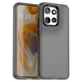 Matte Case For Motorola Edge 60 Neo 5G / 50 Neo 5G / S50 5G / ThinkPhone 25 5G PC+TPU+PET Anti-Drop Phone Back Cover - Black
