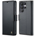 CASEME For Samsung Galaxy S26 Ultra Case 023 Series RFID Blocking Glossy Stand Phone Cover - Black