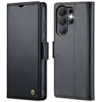 CASEME For Samsung Galaxy S26 Ultra Case 023 Series RFID Blocking Glossy Stand Phone Cover - Black