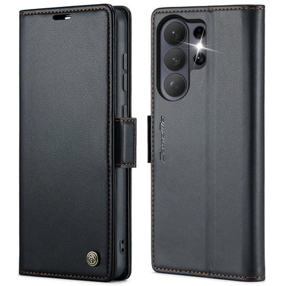 CASEME For Samsung Galaxy S26 Ultra Case  023 Series RFID Blocking Glossy Stand Phone Cover - Black