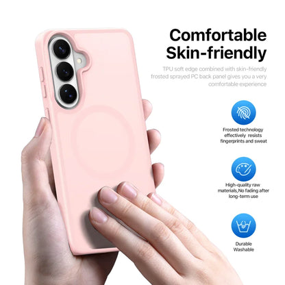 DUX DUCIS For Samsung Galaxy S26+ Magnetic Case  Yind Series PC+TPU Phone Cover - Light Pink