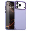 iPhone 17 Pro Max Case PC + TPU + PET Matte Anti-Drop Phone Back Cover - Purple