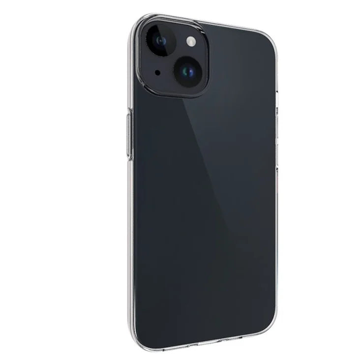 For iPhone 15 Glossy Waterproof TPU Cell Phone Case Shockproof Anti-Dust Mobile Phone Cover Shell